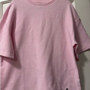 Comfrt waffle knit lounge top